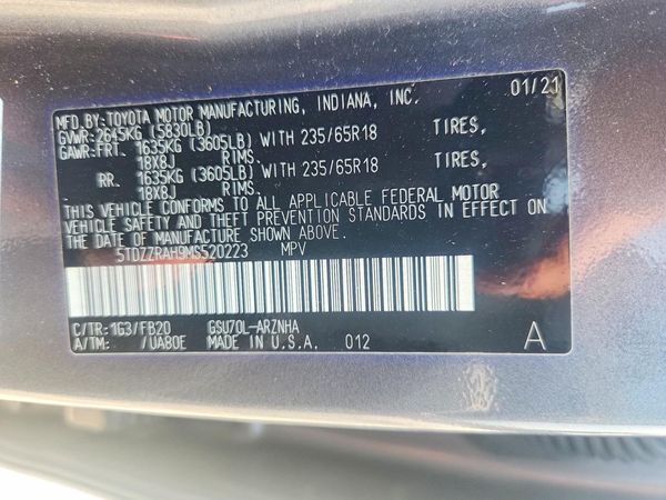2021 TOYOTA HIGHLANDER