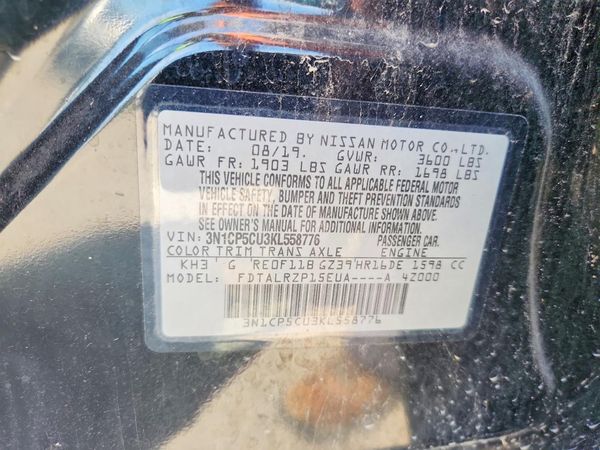 2019 NISSAN KICKS