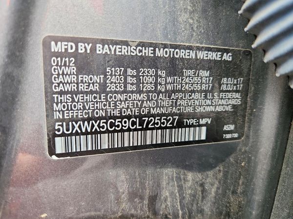 2012 BMW X3 xDrive28i