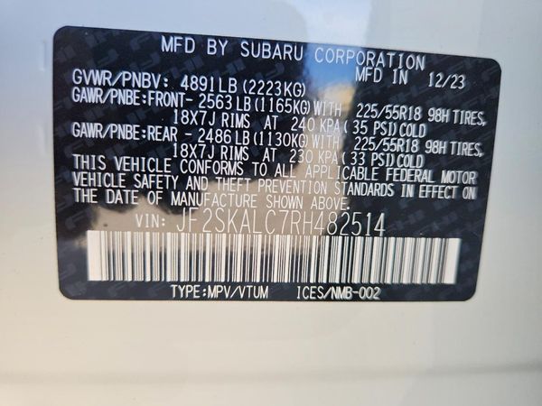 2024 SUBARU FORESTER Limited