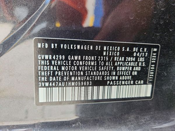 2017 VOLKSWAGEN GTI S, Sport, SE, Autobahn