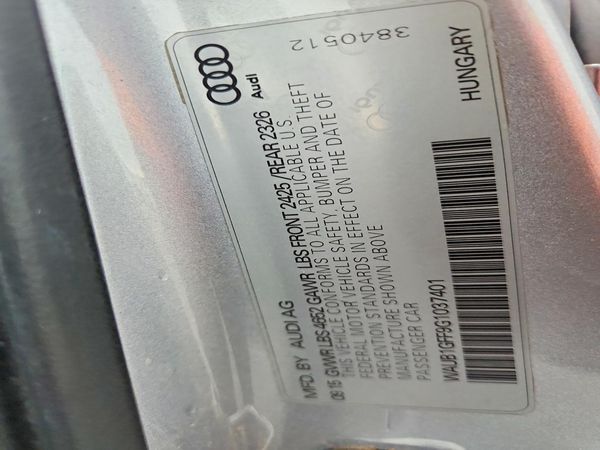 2016 AUDI S3