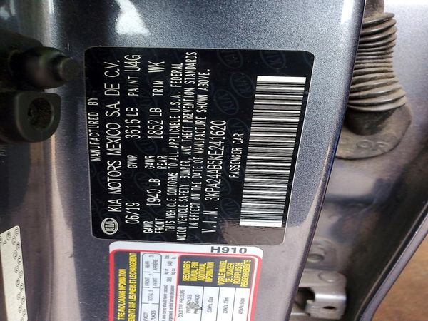 2019 KIA RIO LX, S