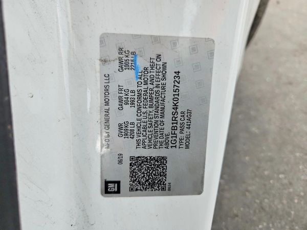2019 CHEVROLET CAMARO 1LS/1LT