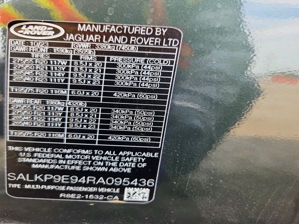 2024 LAND ROVER RANGE ROVER SE