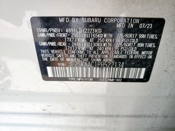 2023 SUBARU FORESTER