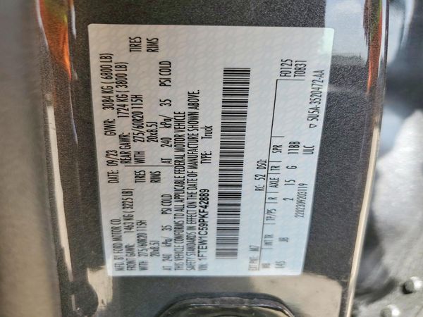 2023 FORD F150 SuperCrew