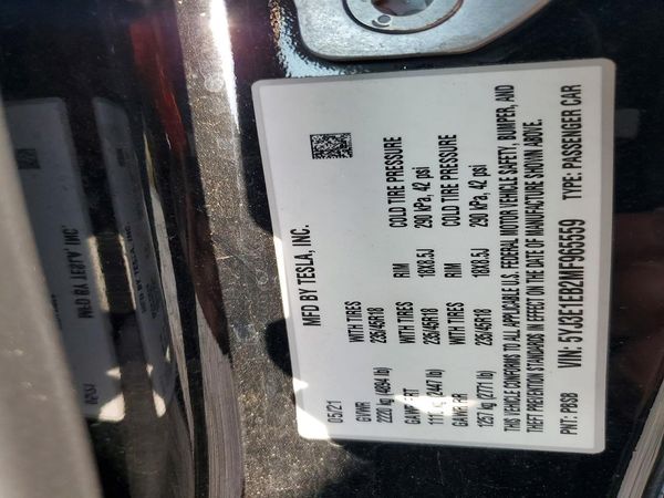 2021 TESLA MODEL 3