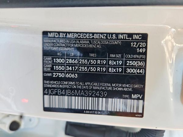 2021 MERCEDES-BENZ GLE GLE350