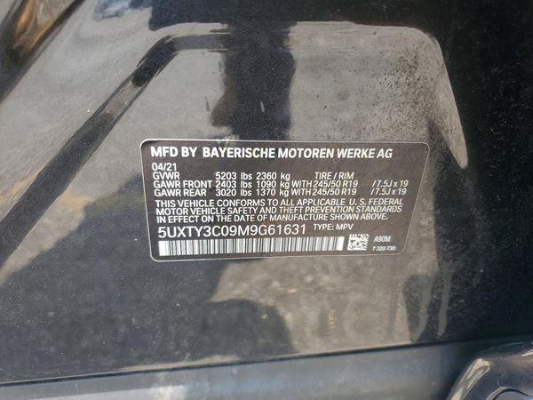 2021 BMW X3