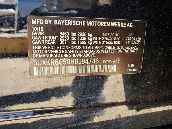 2017 BMW X5 xDrive50i