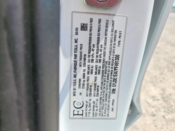 2023 TESLA MODEL 3