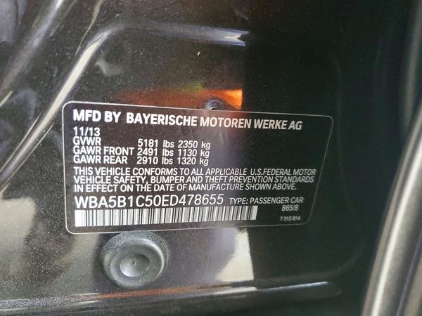 2014 BMW 535