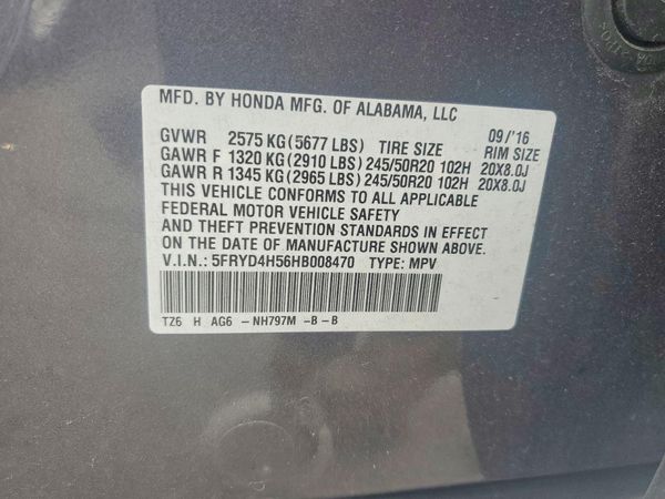 2017 ACURA MDX SH-AWD (Tech)