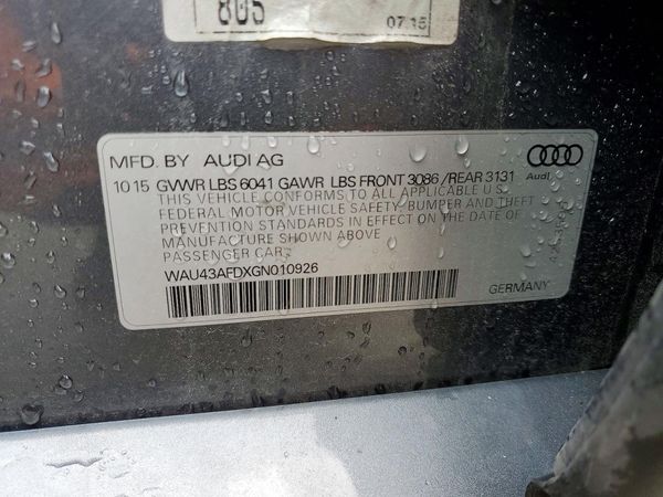 2016 AUDI A8 quattro Sport L
