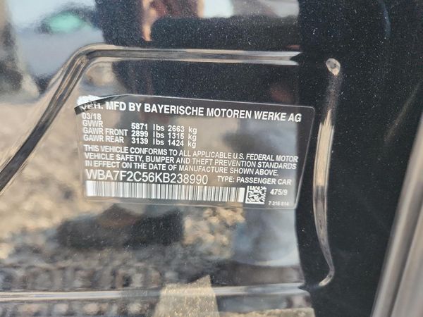 2019 BMW 750 xDrive