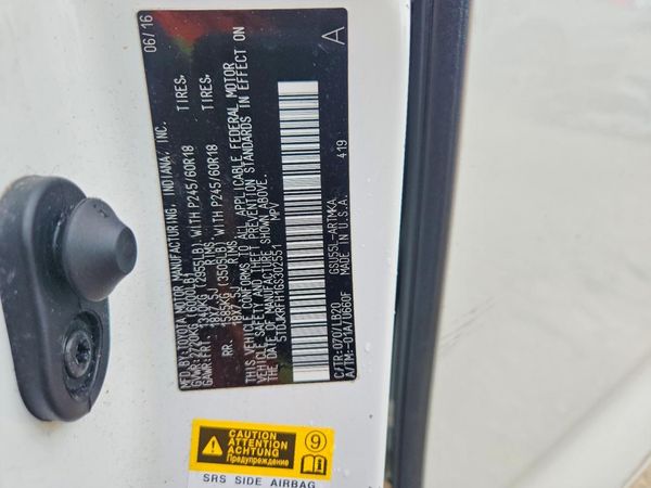2016 TOYOTA HIGHLANDER Base/Hybrid