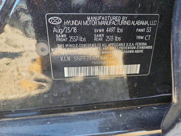 2019 HYUNDAI SONATA Eco Turbo, SE