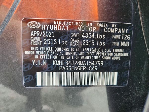 2021 HYUNDAI SONATA Limited