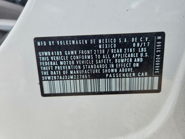 2018 VOLKSWAGEN JETTA