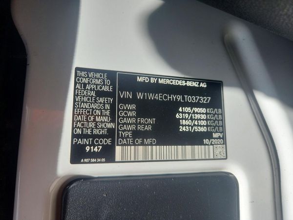 2020 MERCEDES-BENZ SPRINTER 907 (VS30)