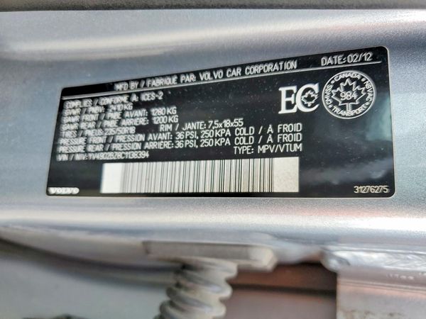 2012 VOLVO XC70