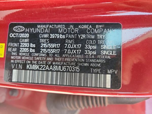 2021 HYUNDAI KONA