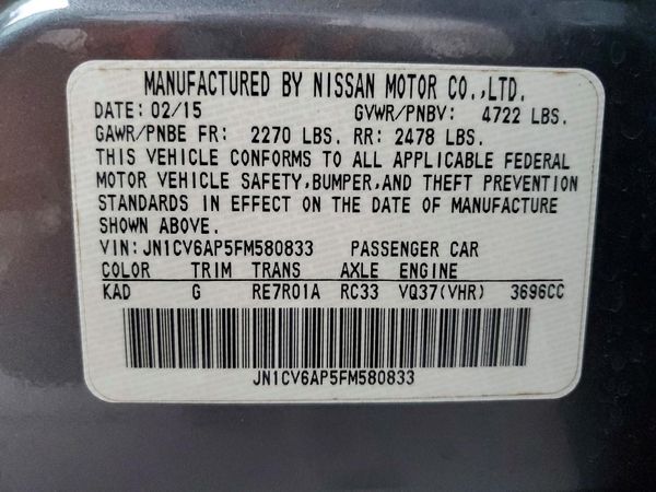 2015 INFINITI Q40