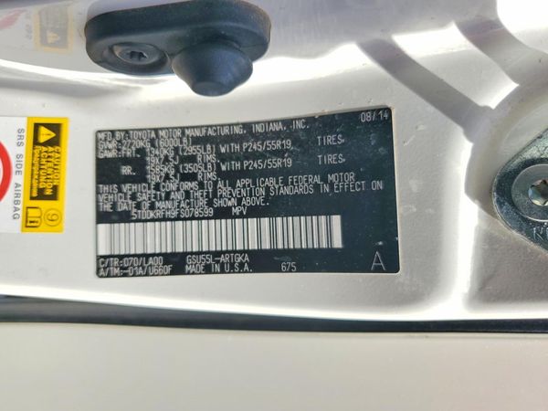 2015 TOYOTA HIGHLANDER Base/Hybrid
