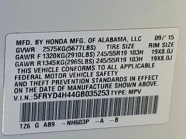 2016 ACURA MDX SH-AWD w/Tech