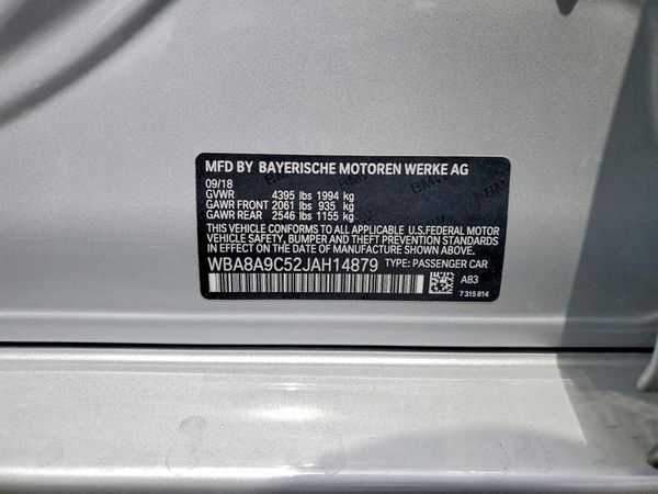 2018 BMW 320