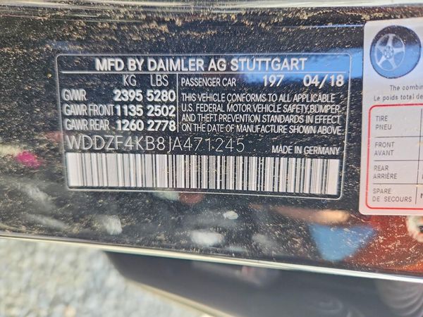 2018 MERCEDES-BENZ E E300-4M