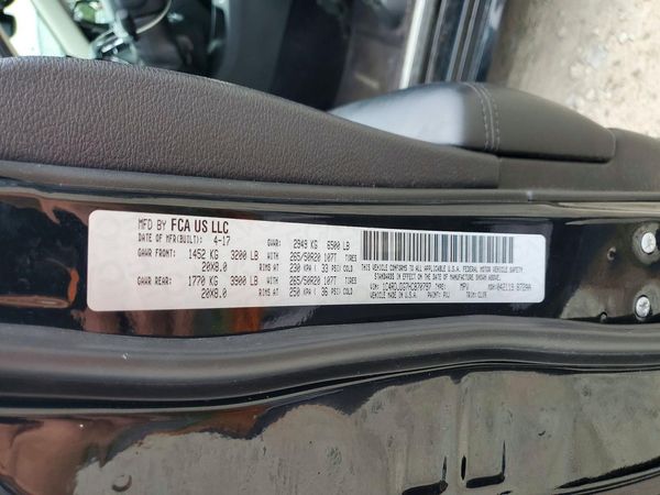 2017 DODGE DURANGO