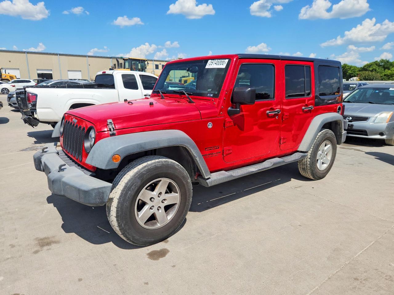 2016 JEEP WRANGLER UNLIMITED SPORT 4X4