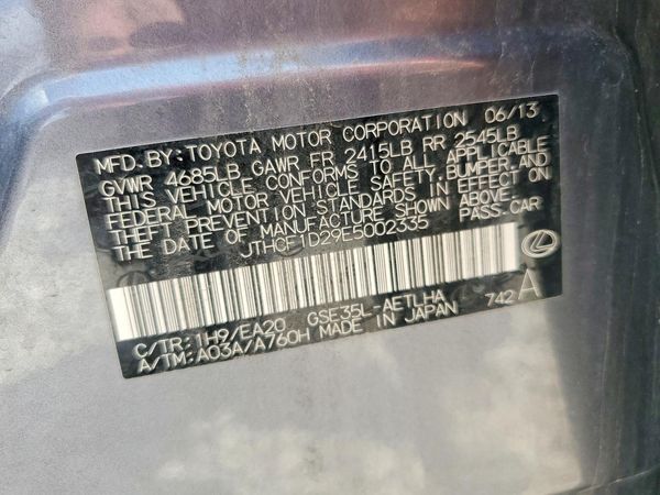 2014 LEXUS IS 250