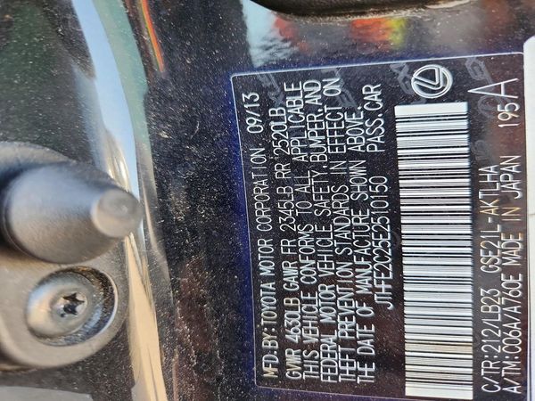 2014 LEXUS IS 350C