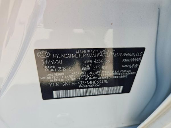 2021 HYUNDAI SONATA