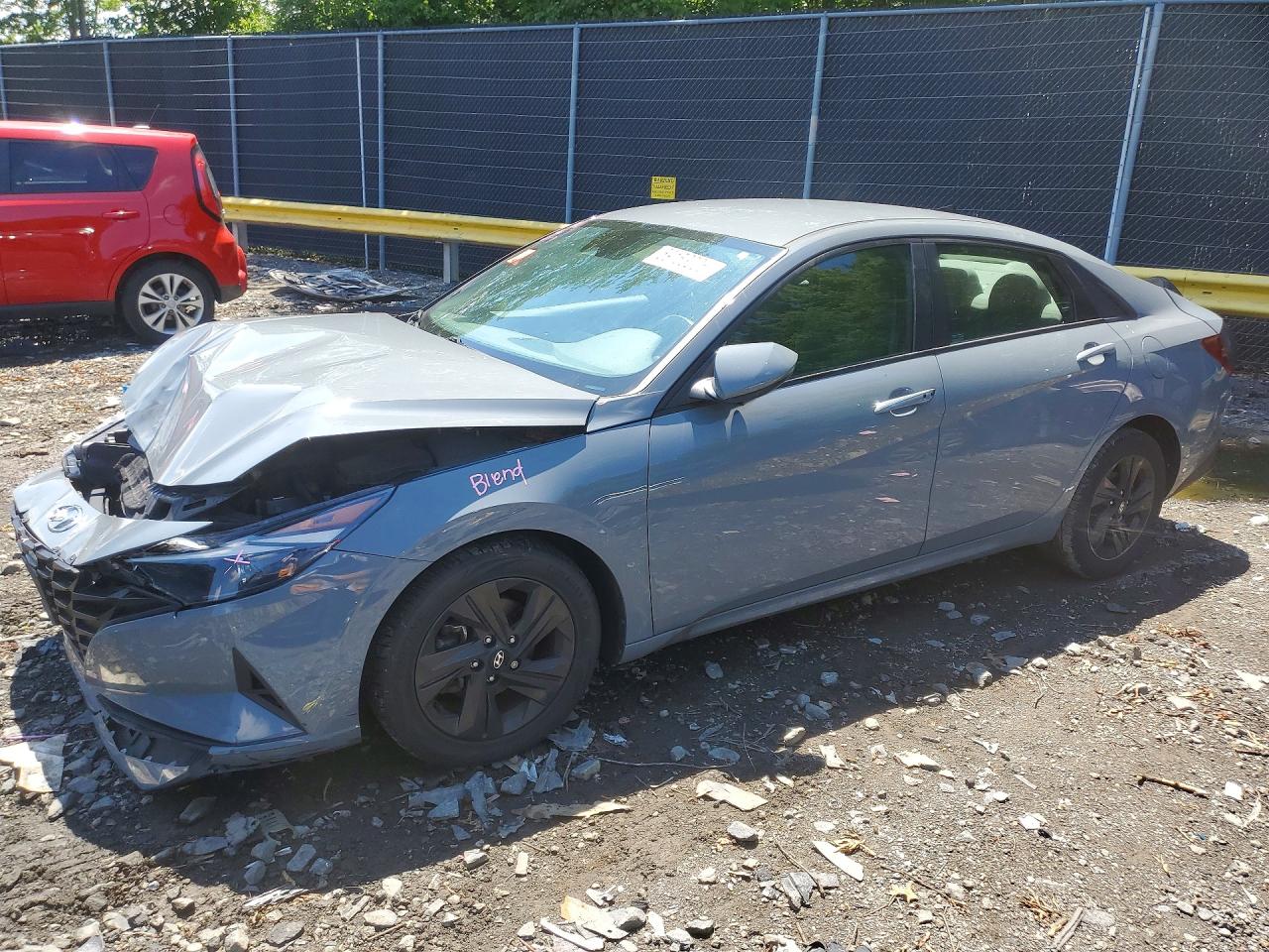 2021 HYUNDAI ELANTRA Blue