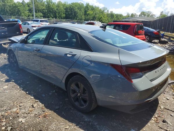 2021 HYUNDAI ELANTRA Blue