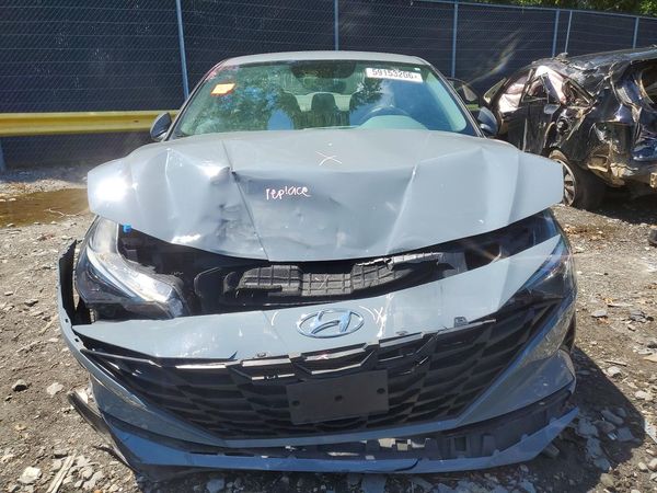 2021 HYUNDAI ELANTRA Blue