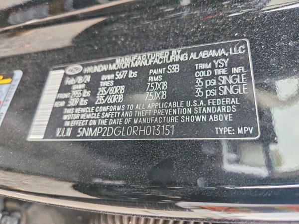 2024 HYUNDAI SANTA FE SEL