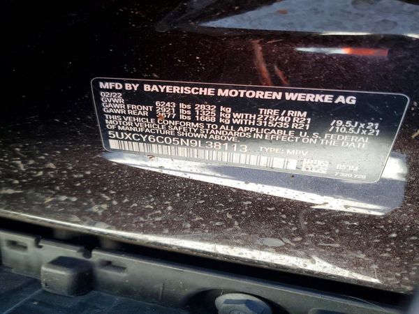 2022 BMW X6 xDrive40i