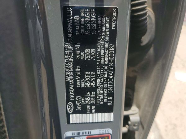 2022 HYUNDAI SANTA CRUZ