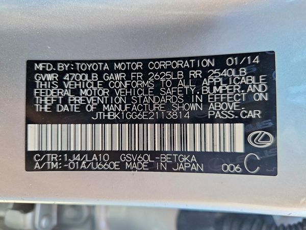2014 LEXUS ES 350