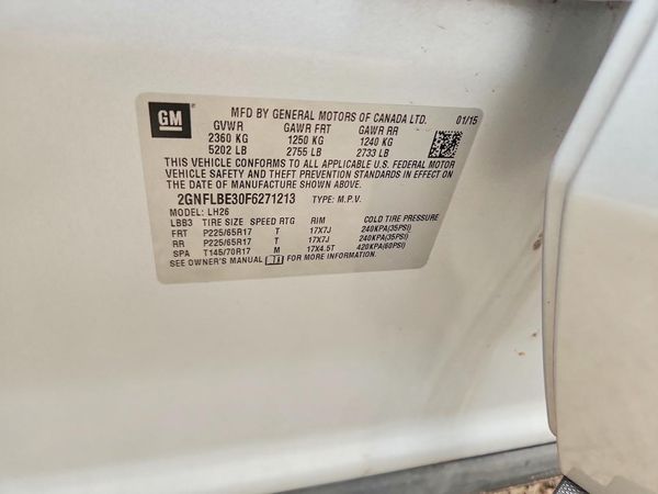 2015 CHEVROLET EQUINOX 1LT