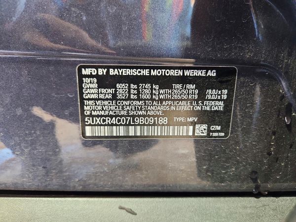 2020 BMW X5 sDrive40i