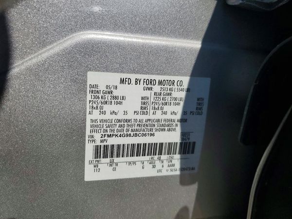 2018 FORD EDGE SE