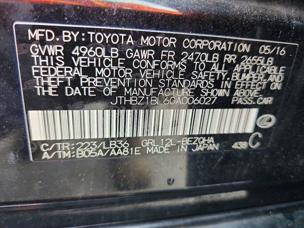2016 LEXUS GS 350
