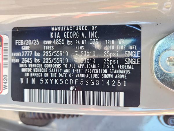 2025 KIA SPORTAGE SX-PRESTIGE (SX-P)