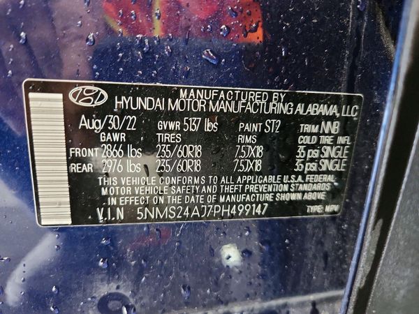 2023 HYUNDAI SANTA FE